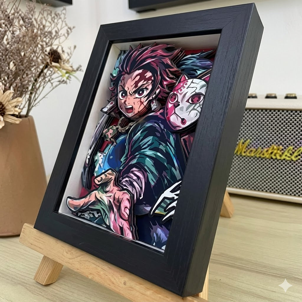 Tableau relief - Demon Slayer