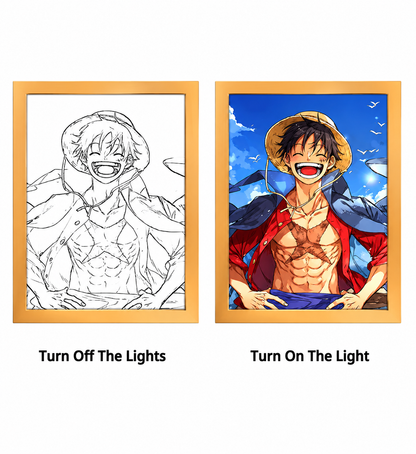 Lampe chevet - Luffy